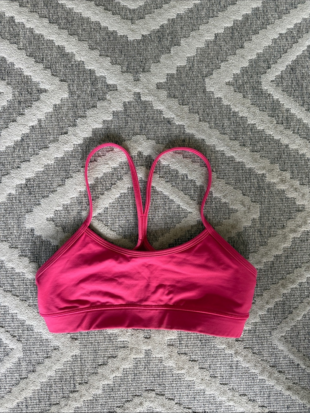 lululemon athletica Hot Pink Strappy Sports Bra